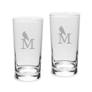Montevallo Falcons Team Design Two-Piece 10oz. Highball Glass Set