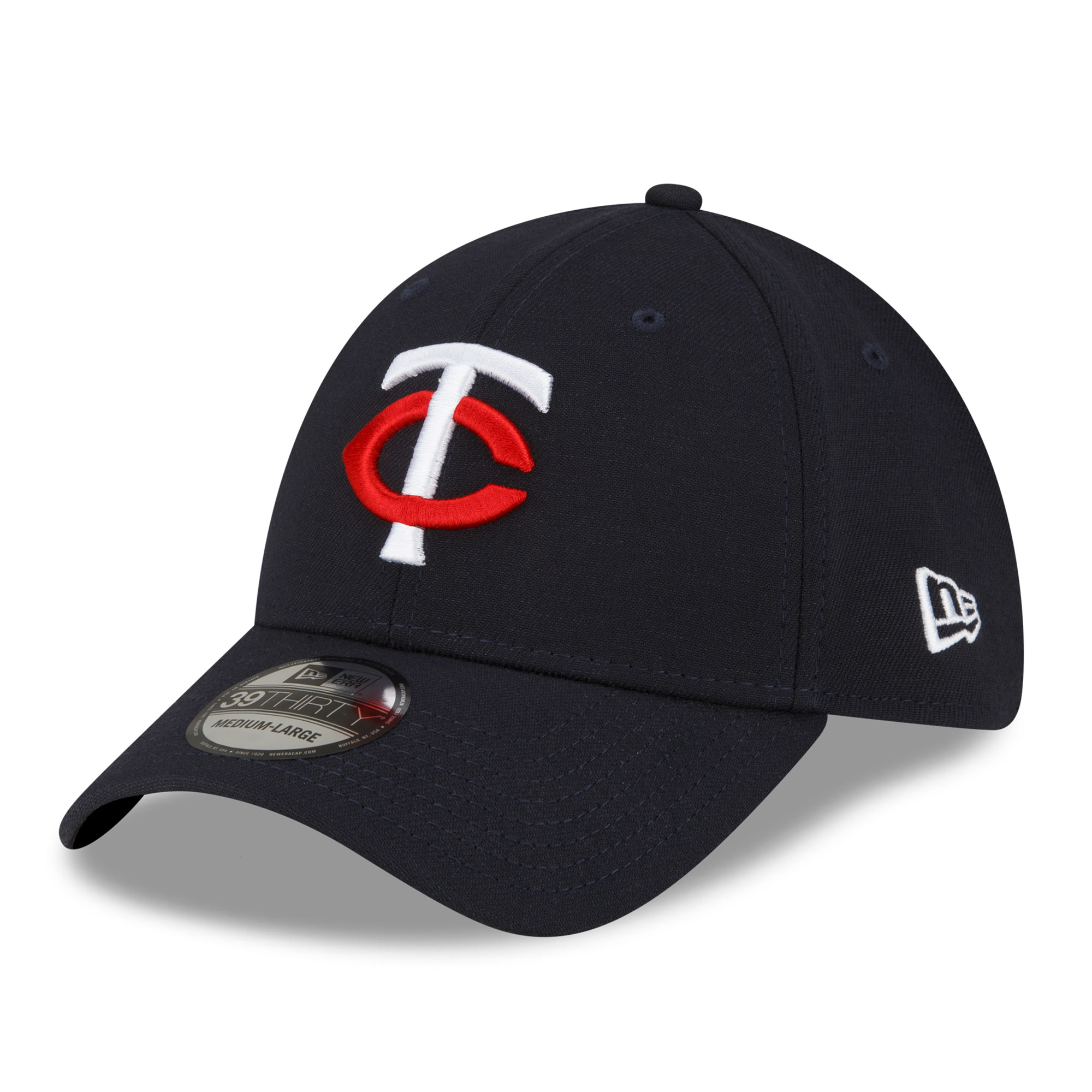Men's New Era Navy Minnesota Twins 2023 Team Classic Home 39THIRTY Flex Hat - Image 2
