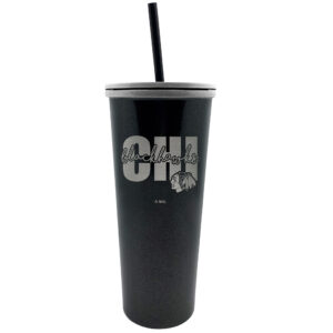 Chicago Blackhawks 24oz. Onyx Skinny Tumbler
