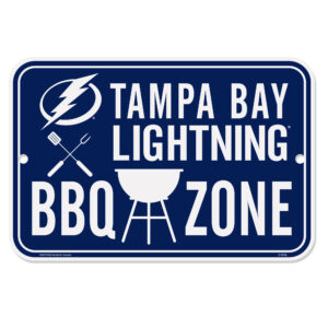 Tampa Bay Lightning 15'' x 10'' BBQ Fan Sign