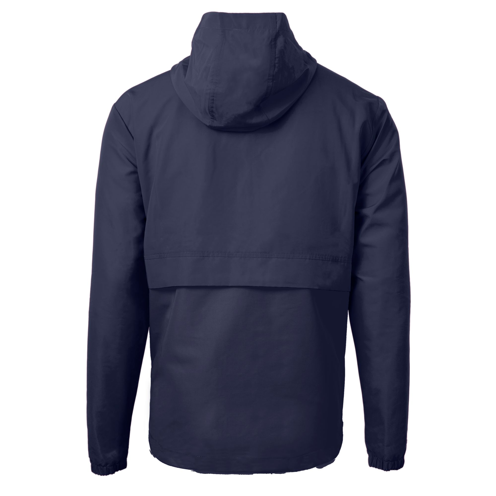 Men's Cutter & Buck Navy Washington Nationals Americana Logo Charter Eco Knit Recycled Anorak Half-Zip Jacket - Image 7