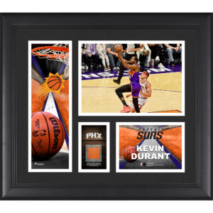 Kevin Durant Phoenix Suns Framed 15" x 17" Collage with a Piece of Team-Used Ball