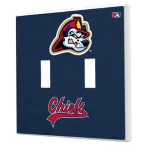 Keyscaper  Peoria Chiefs Double Toggle Light Switch Plate