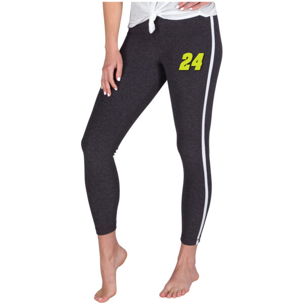 Women's Concepts Sport  Charcoal/White William Byron Centerline Knit Leggings