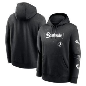 Men's Nike Black Chicago White Sox City Connect Club Pullover Hoodie