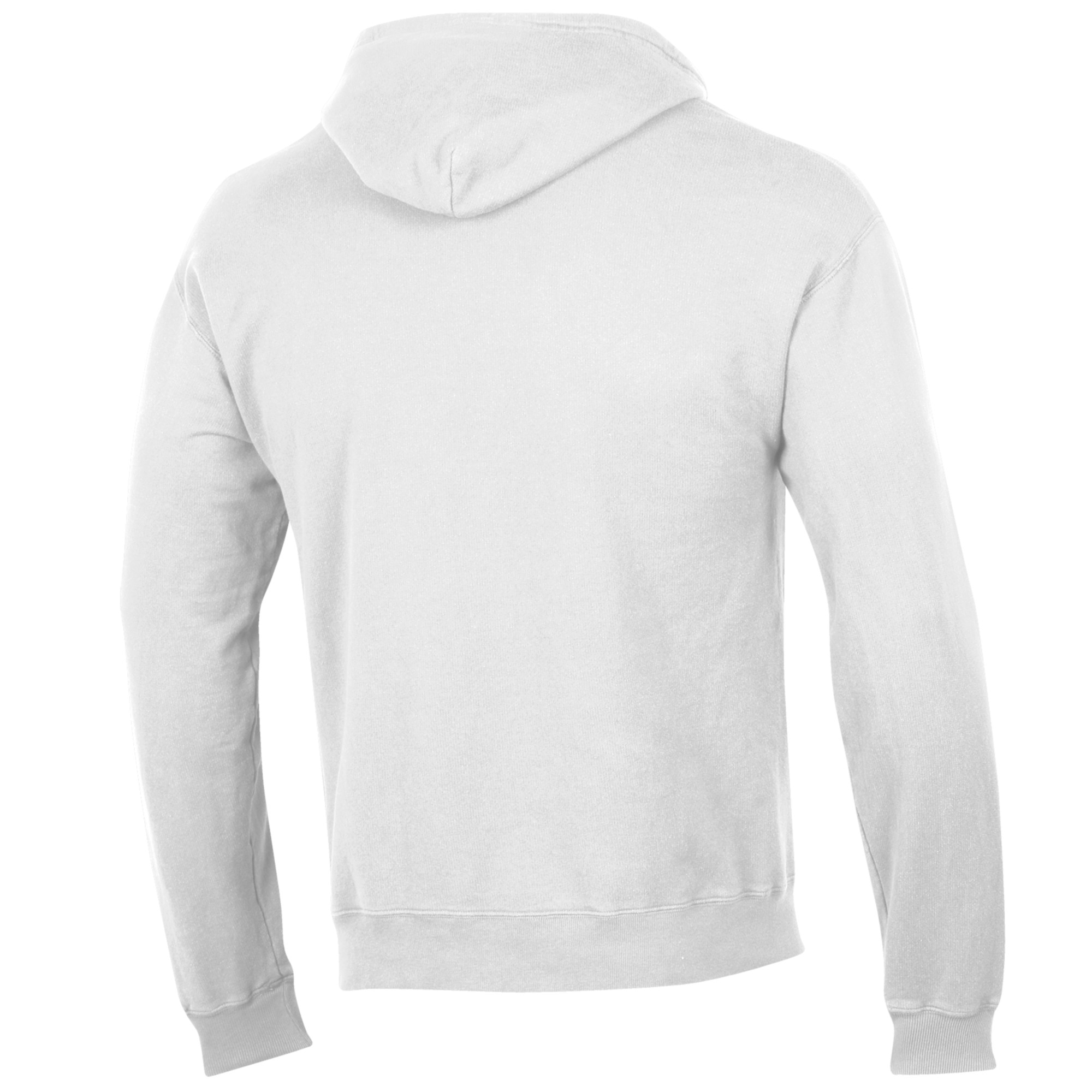 Men's Comfort Wash White Franklin & Marshall Diplomats Lightweight Fleece Pullover Hoodie - Image 4