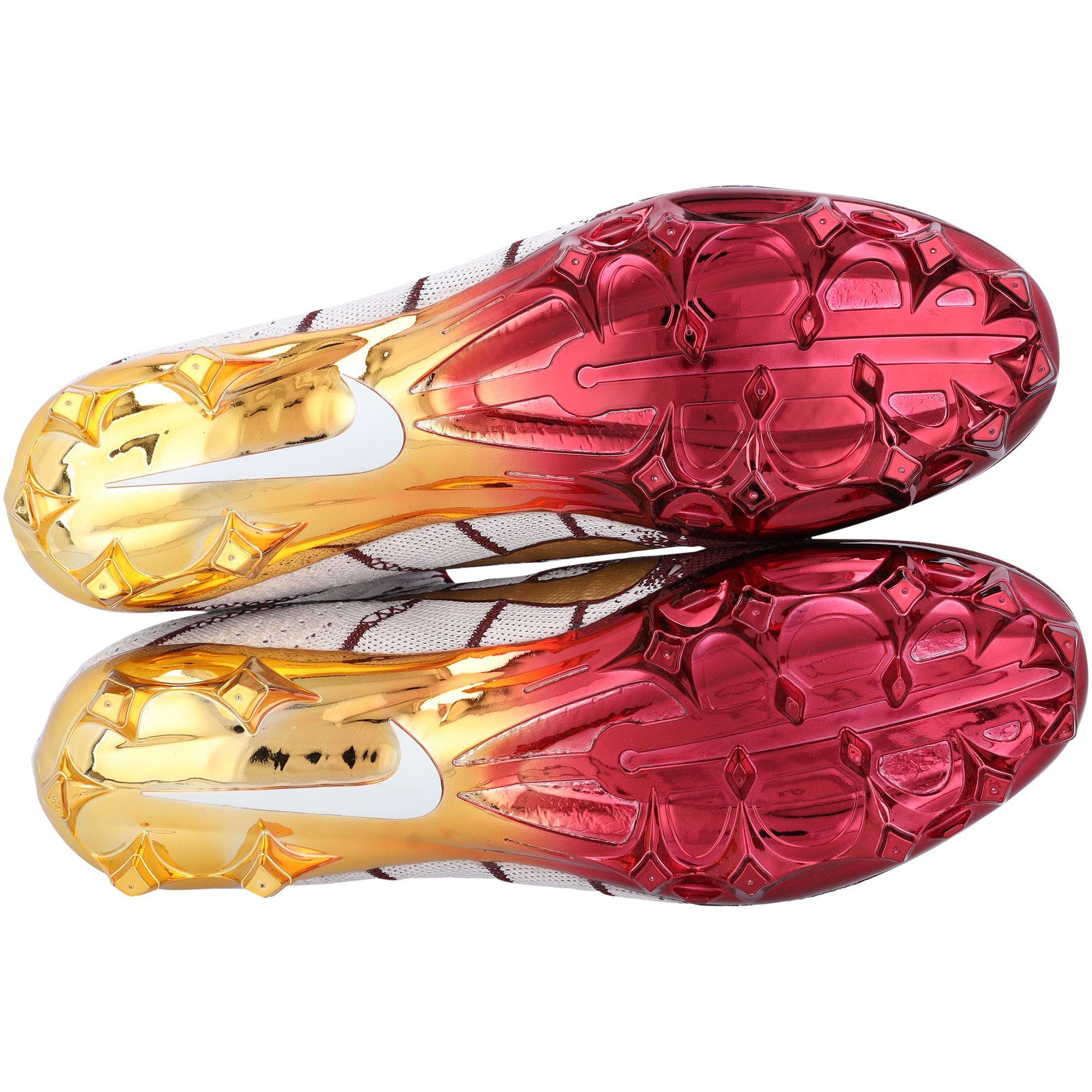 Florida State Seminoles Team-Issued White and Garnet Vapor 3 Nike Cleats from the Football Program - Image 4