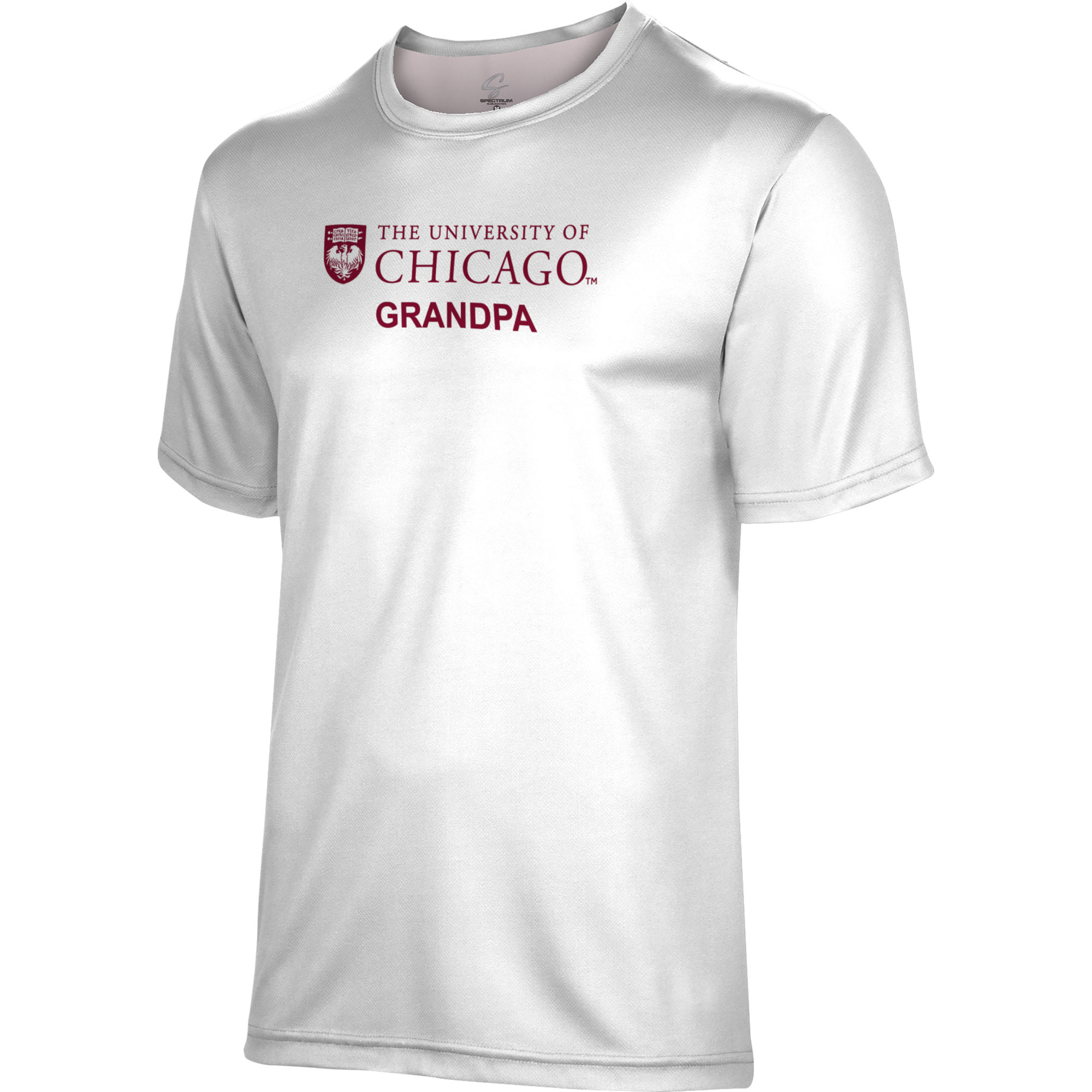 Men's ProSphere White UChicago Maroons Grandpa Name Drop T-Shirt - Image 3
