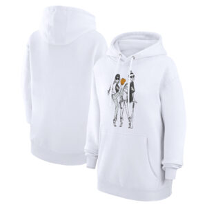 Women's G-III 4Her by Carl Banks  White Chicago White Sox Baseball Girls Fleece Pullover Hoodie