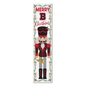Brown Bears 11" x 46" Nutcracker Holiday Leaner Sign