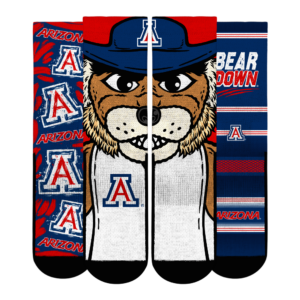 Unisex Rock Em Socks  Arizona Wildcats Fan Favorite Three-Pack Crew Sock Set