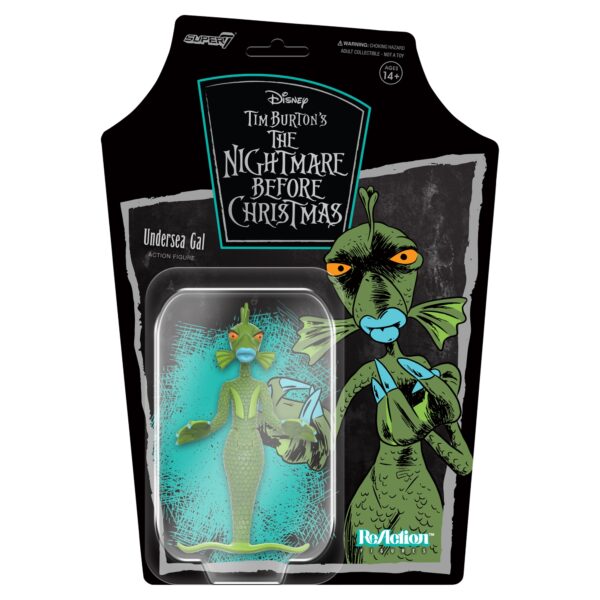 Super7 Undersea Gal  The Nightmare Before Christmas ReAction Figure - Wave 2 - Image 5