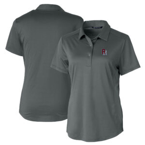 Women's  Cutter & Buck  Gray Round Rock Express Prospect Textured Stretch Polo