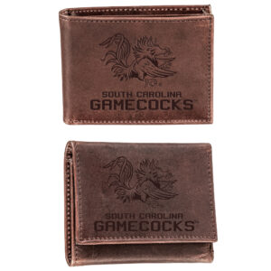 South Carolina Gamecocks Bifold & Trifold Wallet Two-Piece Set