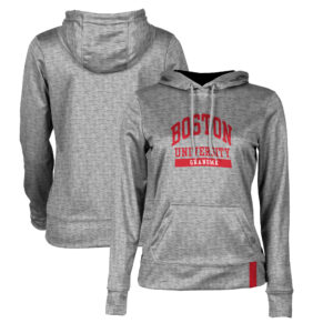 Women's ProSphere Gray Boston University Grandma Pullover Hoodie