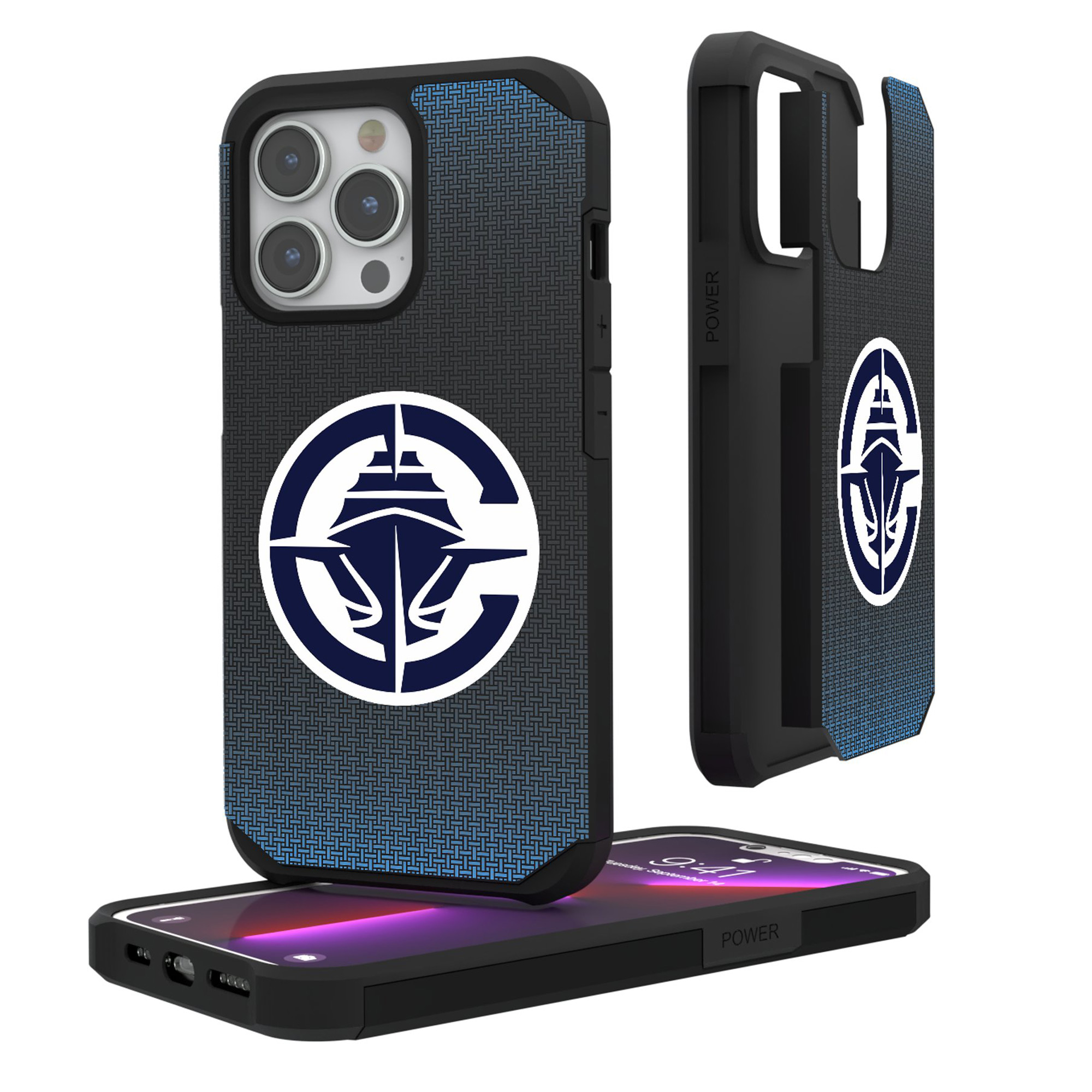 LA Clippers Linen Logo iPhone Rugged Case