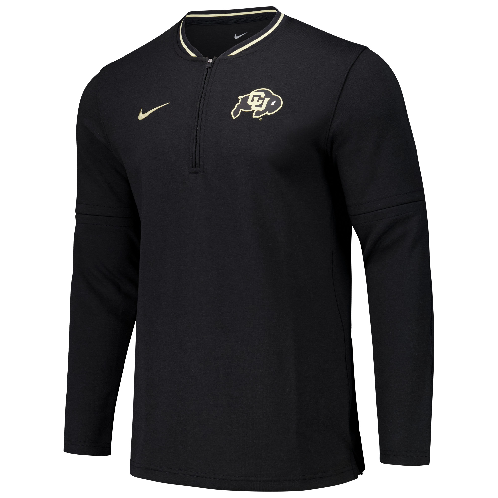 Men's Nike Black Colorado Buffaloes Coaches Quarter-Zip Jacket - Image 8