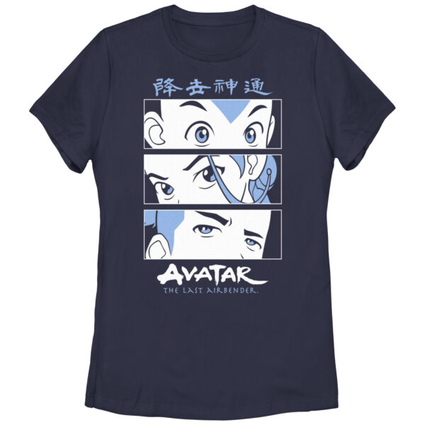 Women's Mad Engine Navy Avatar: The Last Airbender Heroes T-Shirt