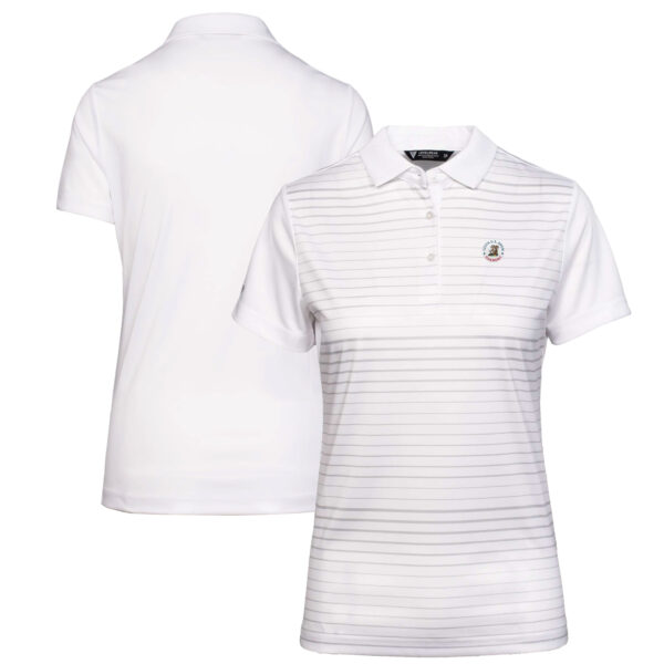 Women's 2025 U.S. Open Levelwear White Breeze Stripe Polo
