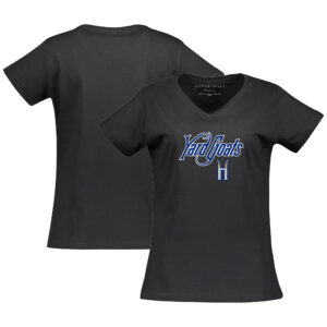 Women's  Black Hartford Yard Goats Essential V-Neck T-Shirt