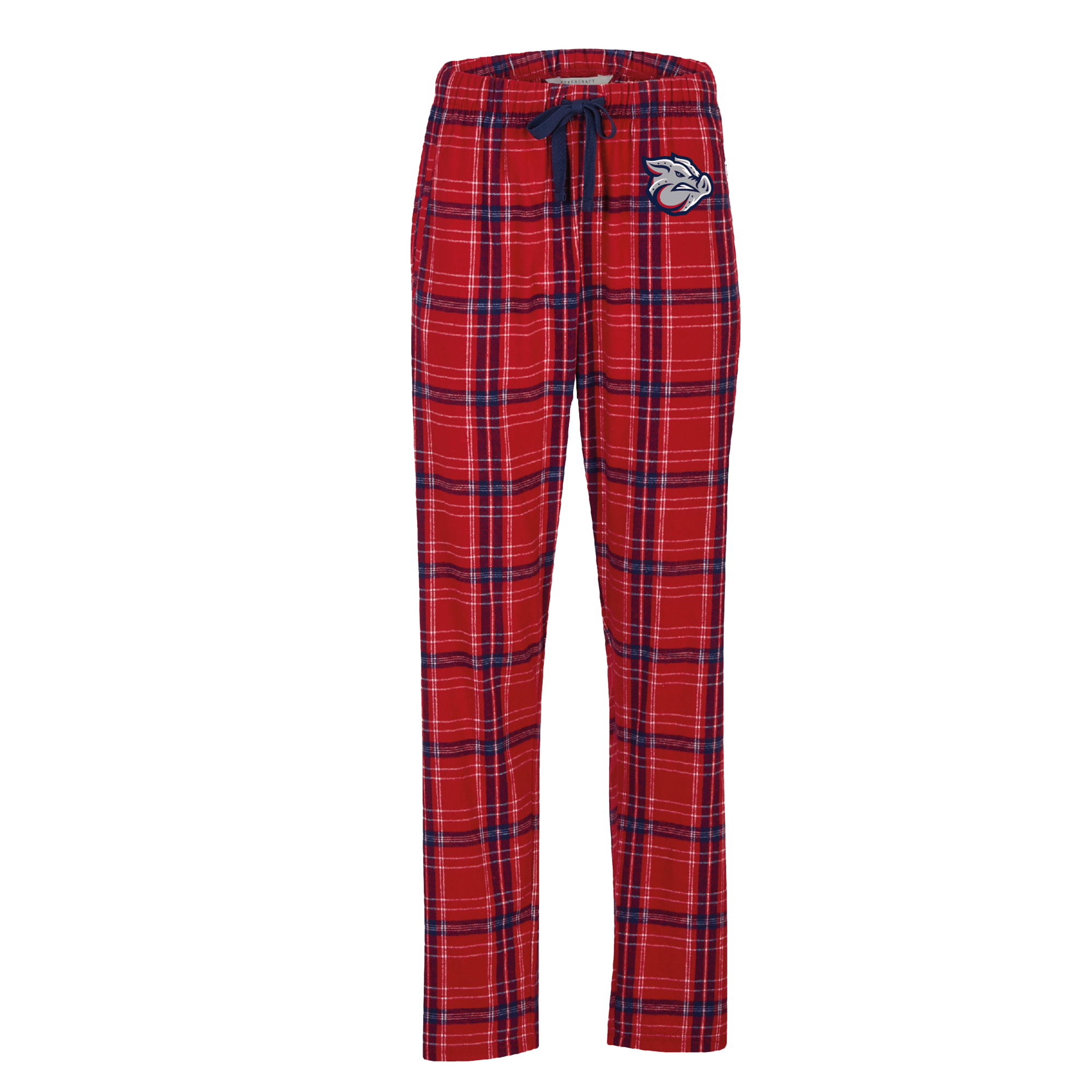 Women's Red Lehigh Valley IronPigs Haley Flannel Sleep Pants - Image 6