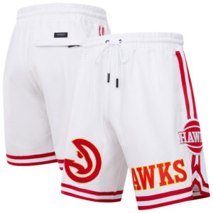 Men's Pro Standard White Atlanta Hawks Classic Shorts