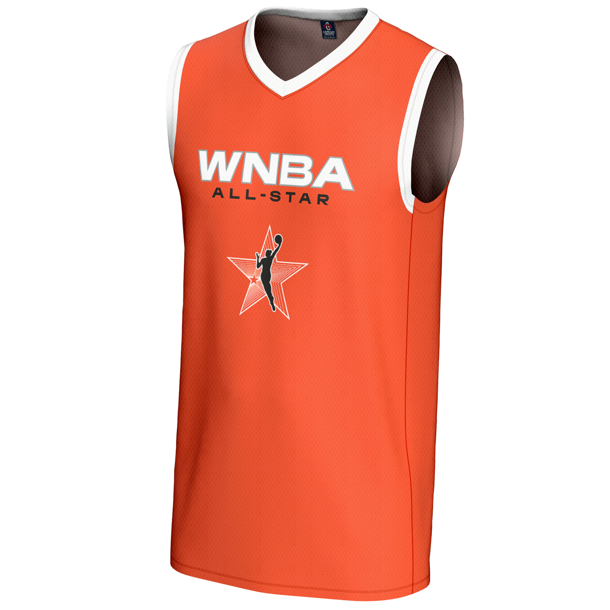 Youth GameDay Greats Kayla McBride Orange 2024 WNBA All-Star Game Lightweight Replica Jersey - Image 3