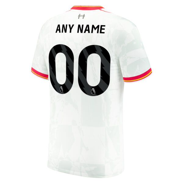 Men's Nike  White Liverpool 2024/25 Third Custom Replica Jersey - Image 7