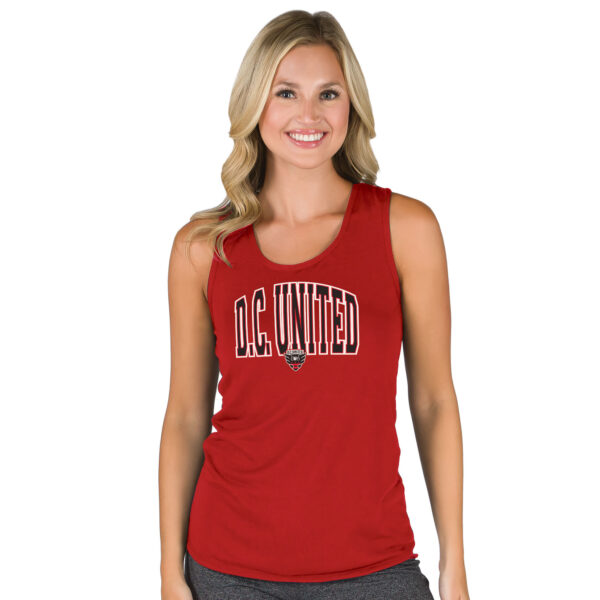 Women's Concepts Sport Red D.C. United Marathon Racerback Scoop Neck Tank Top