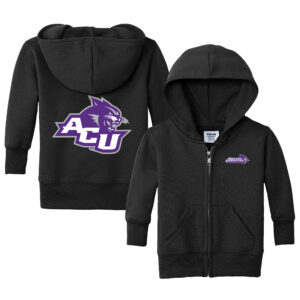 Toddler Chad & Jake  Black Abilene Christian University Wildcats Logo Full-Zip Hoodie Jacket