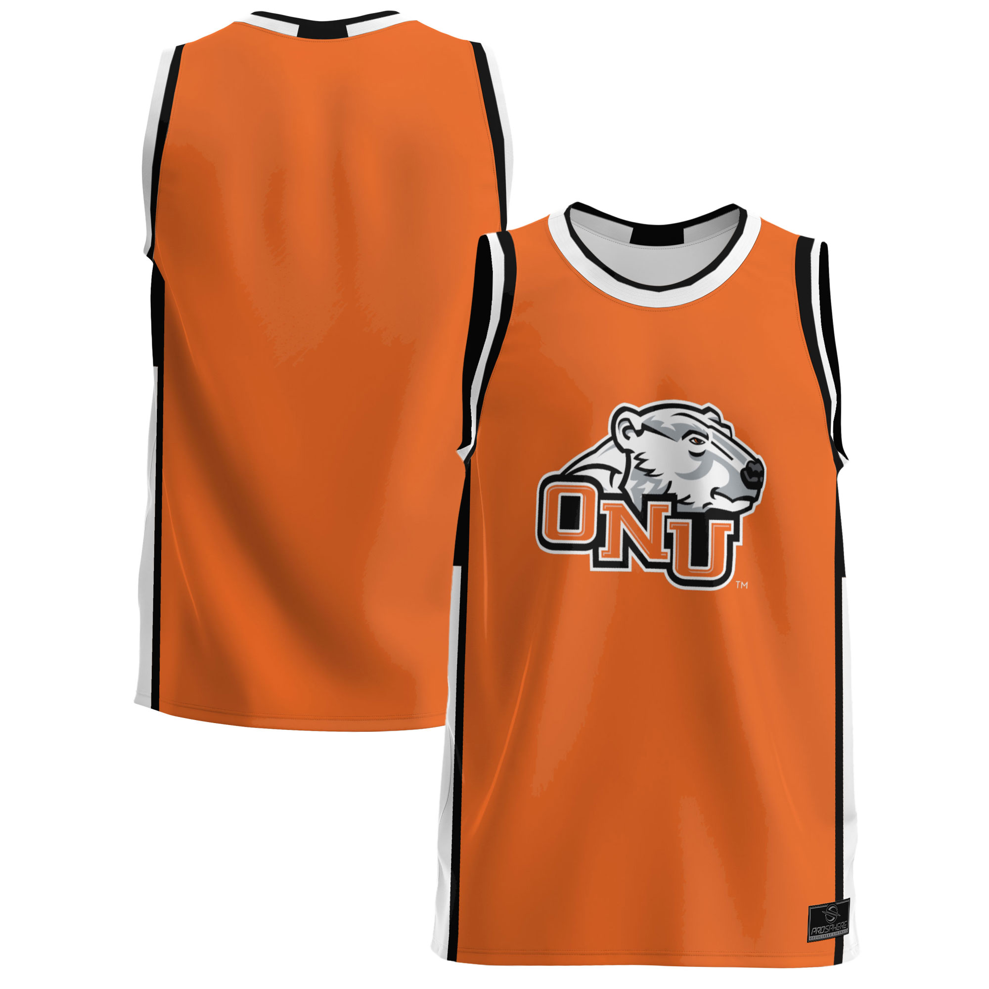 Men's ProSphere Orange Ohio Northern Polar Bears Basketball Jersey