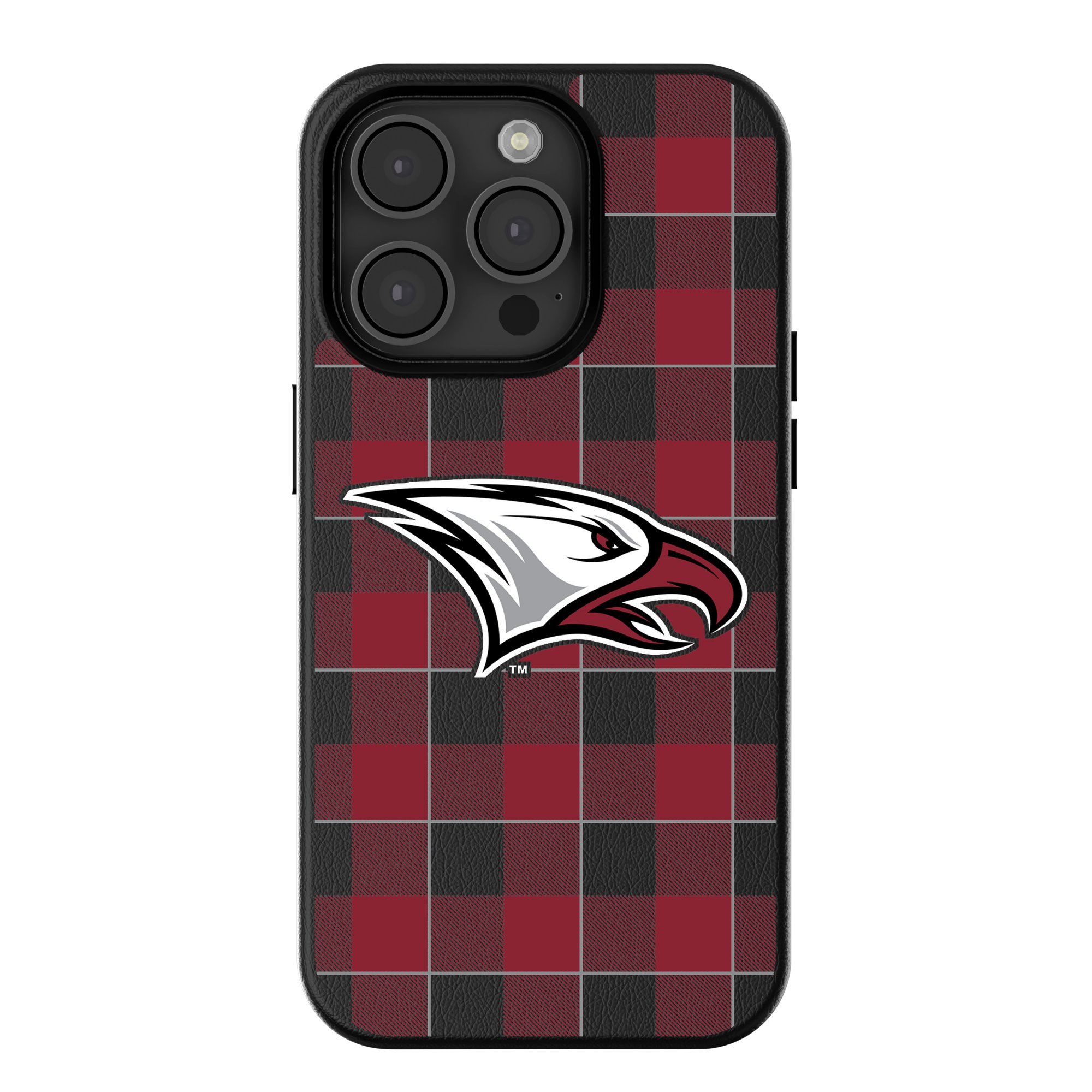 Keyscaper North Carolina Central Eagles Plaid Magnetic Bump iPhone Case