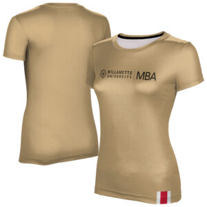Women's ProSphere  Gold Willamette Bearcats Atkinson Graduate School of Management T-Shirt