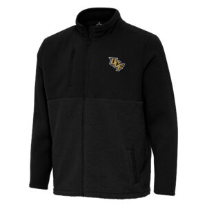 Men's Antigua Black UCF Knights Daily Fused Full-Zip Jacket
