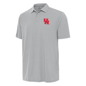 Men's Antigua Gray Houston Cougars Era Polo