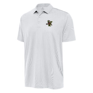 Men's Antigua White Vermont Catamounts Ellipse Polo