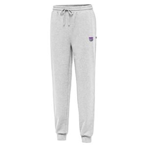 Men's Antigua Heather Gray Sacramento Kings  Idol Jogger Pants