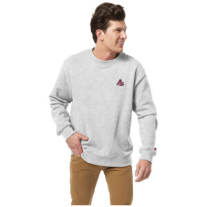 Men's League Collegiate Wear  Heather Gray American University Eagles Essentials 2.0 Pullover Crewneck