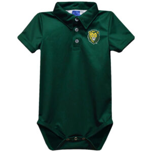 Infant Vive La Fete Green Southeastern Louisiana Lions Polo Bodysuit