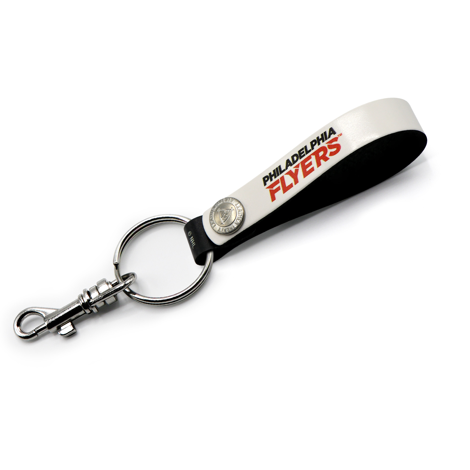 Philadelphia Flyers Personalized Leather Loop Keychain - Image 2