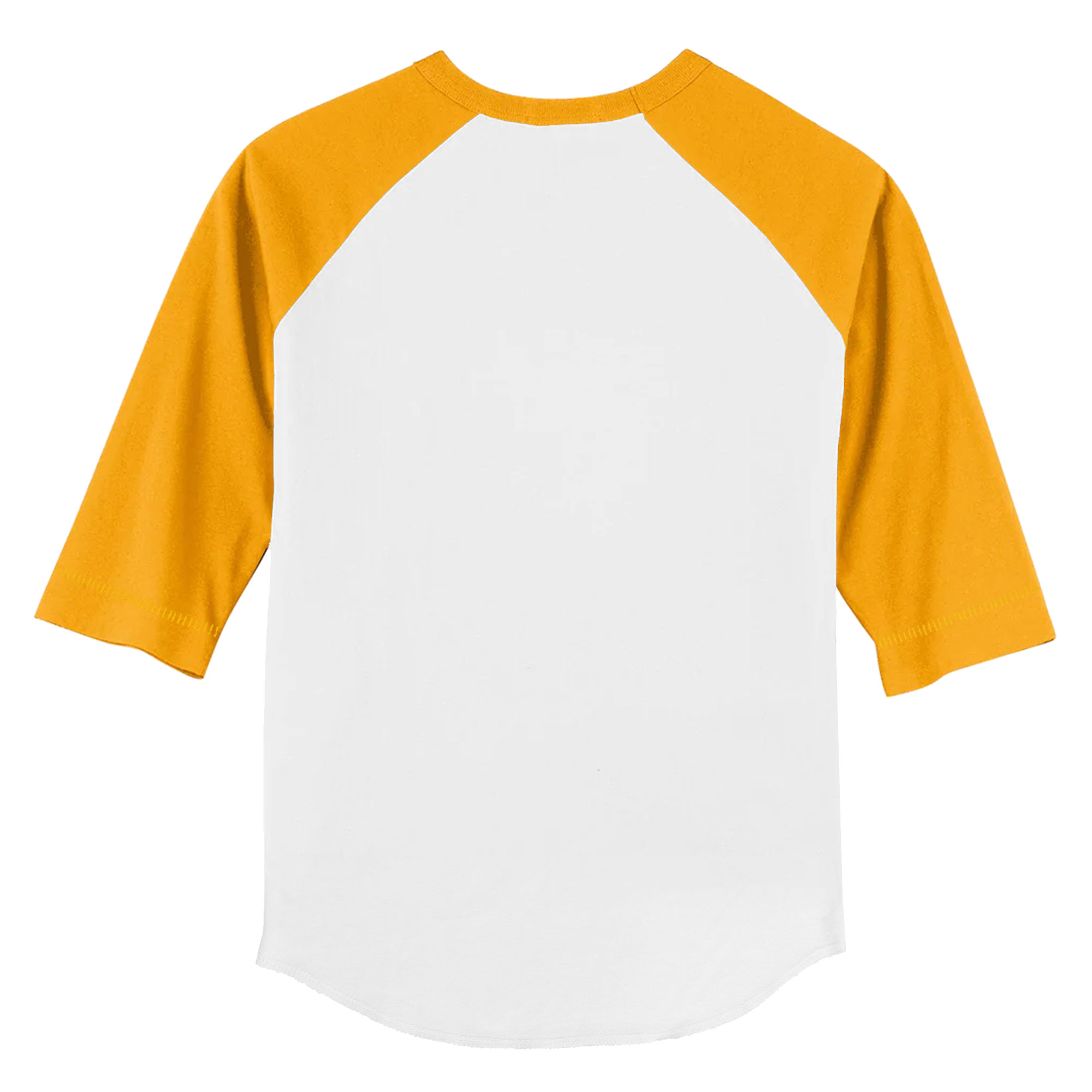Youth Tiny Turnip White/Gold San Diego Padres Baseball Pow 3/4-Sleeve Raglan T-Shirt - Image 4