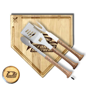 Baseball BBQ  Georgia Southern Eagles 17" Trough Silver Slugger Combo Set