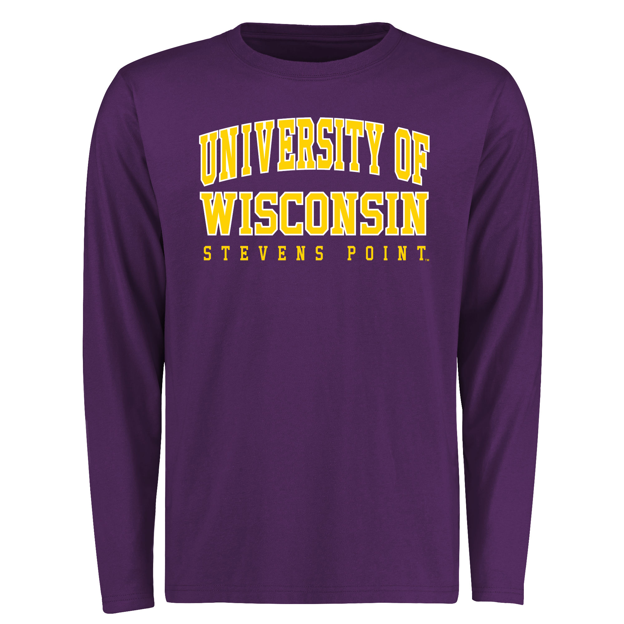 Men's Purple Wisconsin-Stevens Point Pointers Everyday Long Sleeve T-Shirt
