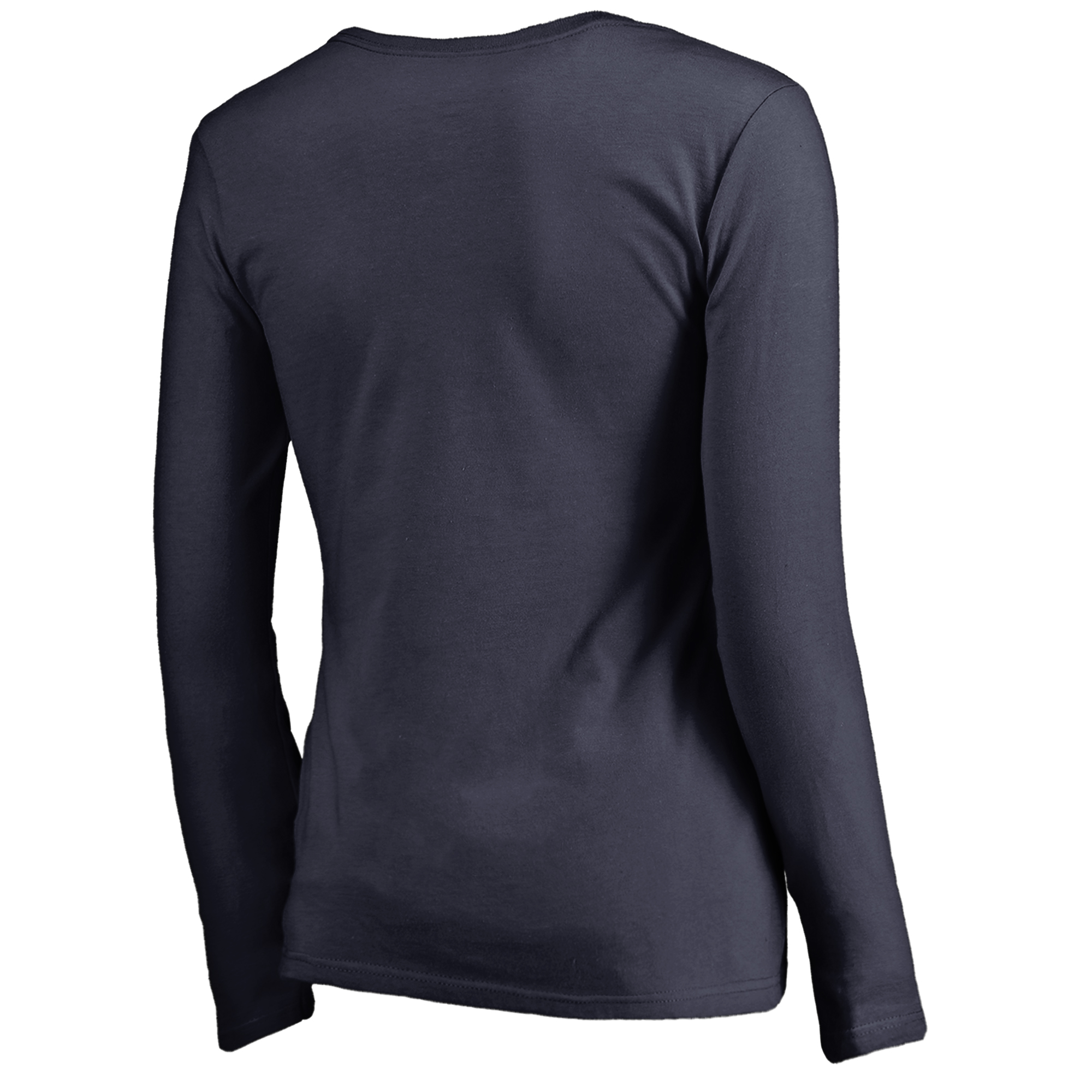Women's Navy Indiana Pacers Primary Logo V-Neck Long Sleeve T-Shirt - Image 7