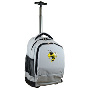 Gray Georgia Tech Yellow Jackets 19'' Premium Wheeled Backpack