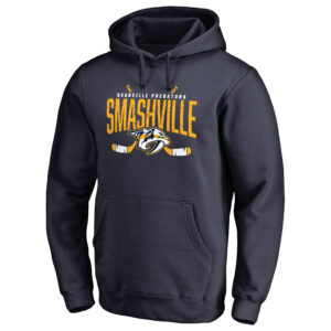 Men's Navy Nashville Predators Hometown Collection Pullover Hoodie