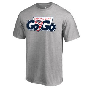 Men's Heathered Gray Capital City Go-Go Primary Logo T-Shirt