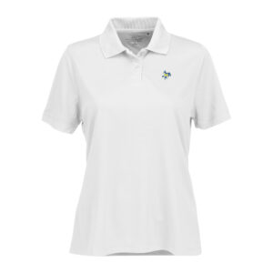 Women's White McNeese State Cowboys Vansport Omega Plus Size Tech Polo