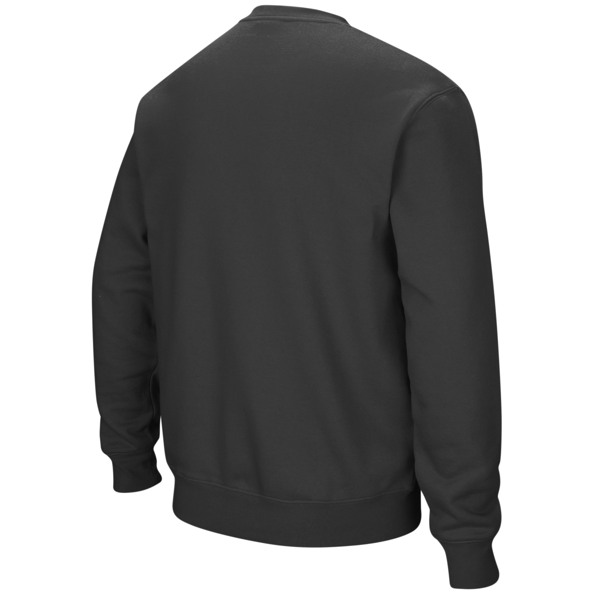 Men's Colosseum Charcoal Northwestern Wildcats Arch & Logo Crew Neck Sweatshirt - Image 4
