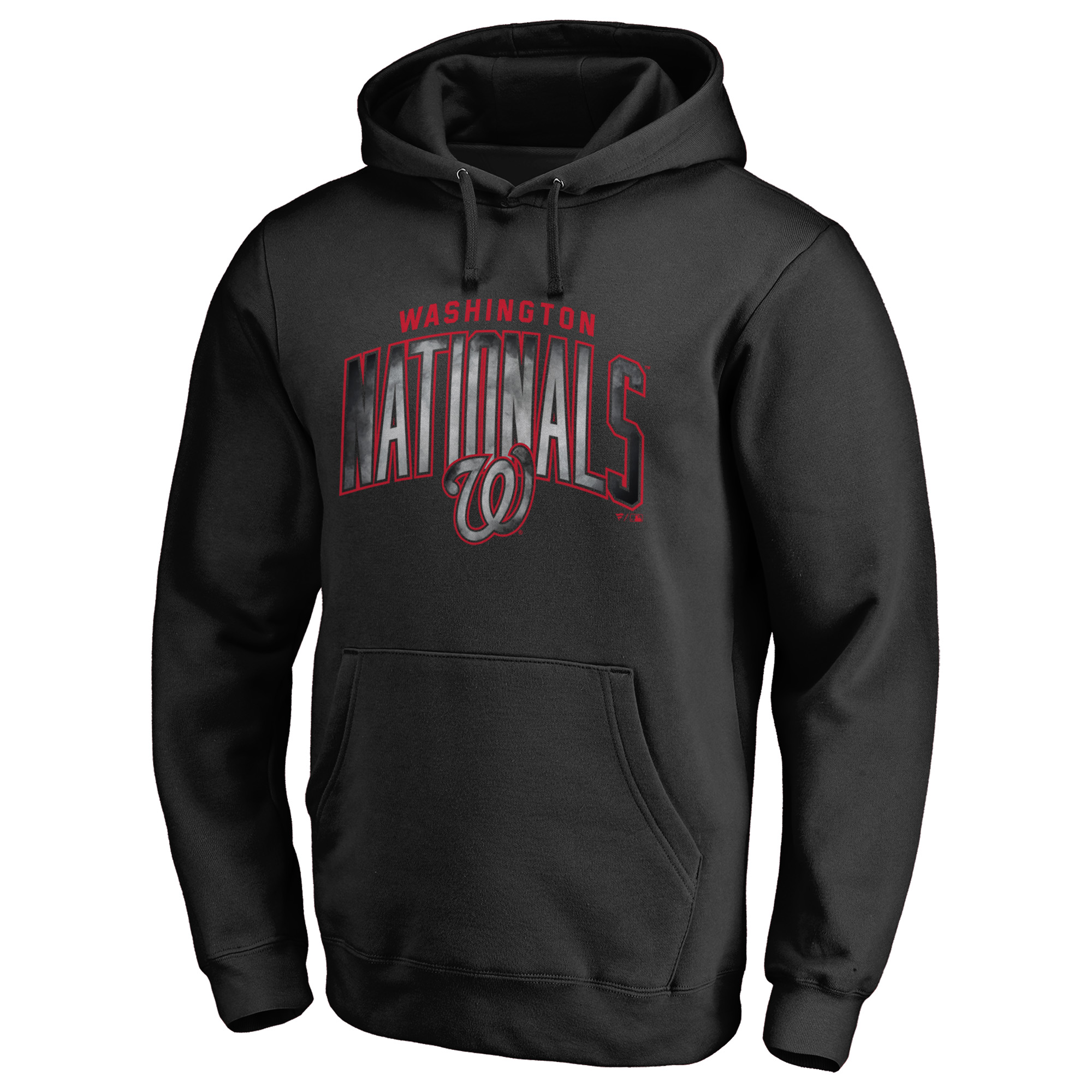 Men's Black Washington Nationals Arch Smoke Pullover Hoodie - Image 6